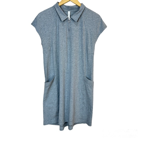 lululemon athletica Dresses & Skirts - Lululemon Players Pro-Form Polo Dress Gray Women’s Sz 6 NWOT